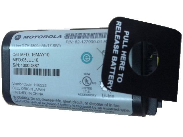 [P/N: 82-127909-01、1102225]Motorola Symbol Inventory scanner gun MC3190Gシリーズ他バッテリーセル交換