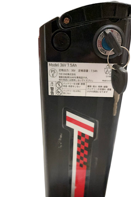 [Model 36V 7.5Ah]THE ONE SUNPIE 36V 7.5Ah 電動自転車 バッテリーセル交換