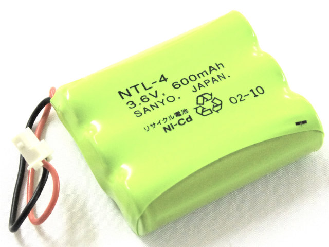 [NTL-4]ビジネスフォン コードレス受話器 三洋 SANYO サンヨー NTL-4 他 バッテリーセル交換