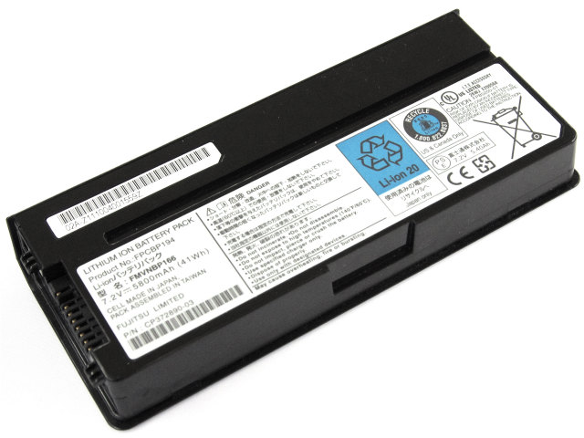 [FMVNBP166、FPCBP194、CP372890-03]富士通 Fujitsu LOOX RシリーズFMV-R8250、FMV-R8280バッテリーセル交換