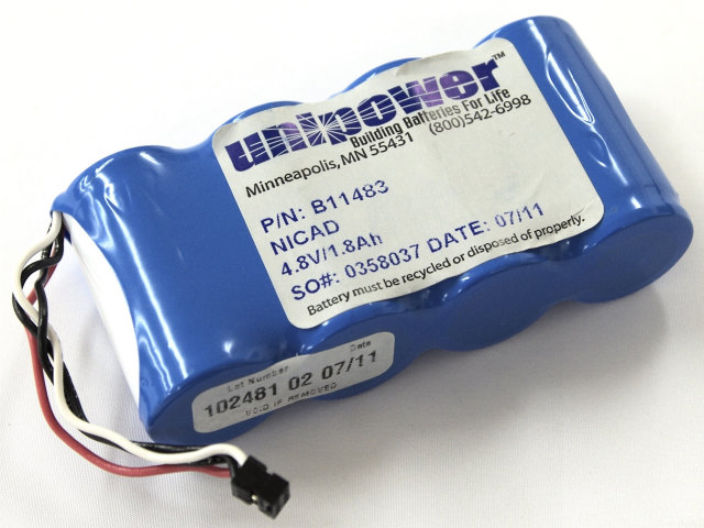 [unipower P/N: B11483]FLUKE フルーク スコープメーター Fluke 123 他バッテリーセル交換