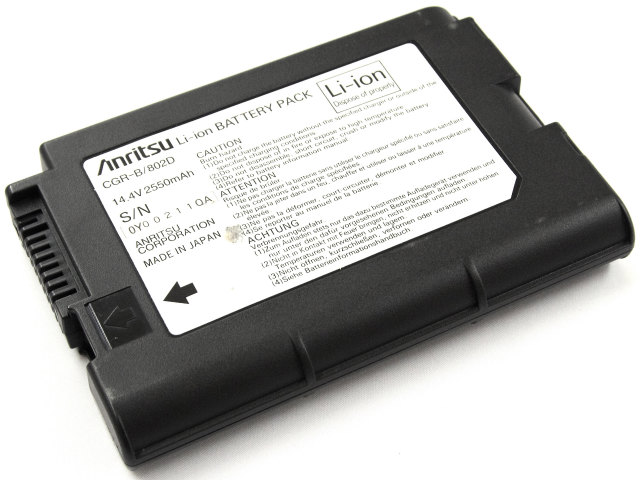 [CGR-B/802D]Anrutsu アンリツ 光パルス試験器 MW9076B 他 バッテリーセル交換