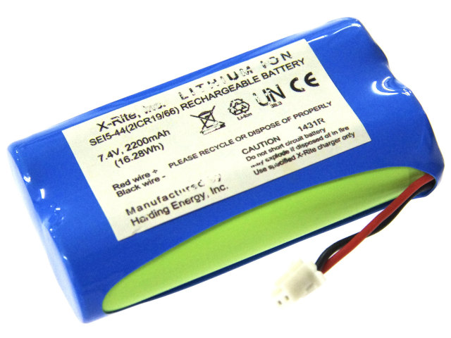 [SEI5-44(2ICR19/66)]X-Rite 分光測色計 eXact Addvanced 他 バッテリーセル交換