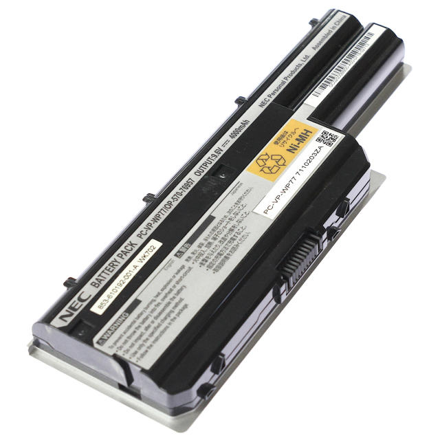 [PC-VP-WP77/OP-570-76957、PC-VP-WP-77]NEC LaVie Lシリーズ 他 Ni-MH バッテリーセル交換