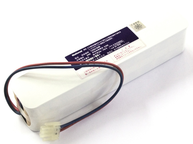 [BV9810011 BV9810 BV981001 P-12-F210G2 NR-SCF2X10]松下電工 パナソニック 日本消防検定協会NS鑑定品 P型1級受信機等バッテリーセル交換