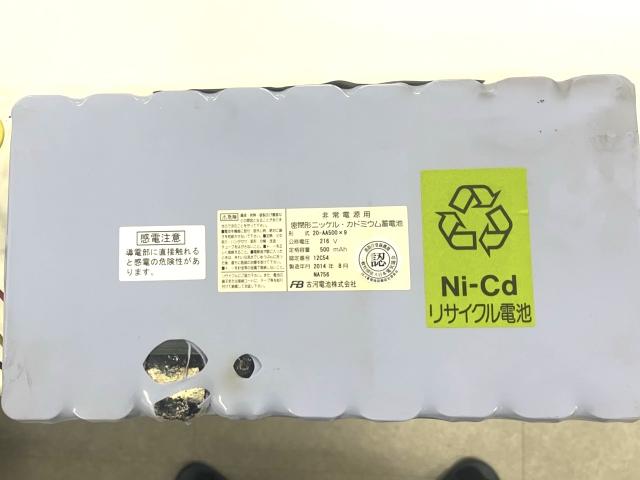 [20-AA500×9]非常電源用 古河電池 密閉形ニッケル・カドミウム蓄電池 バッテリーセル交換