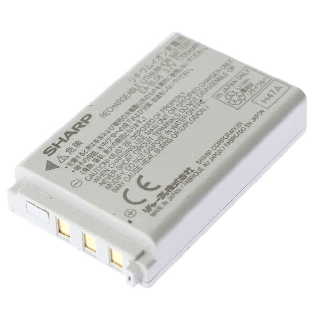 [EA-BL08]SHARP シャープ ザウルスSL-C3200、3100、C3000、C1000、C860、C760、B500 他 バッテリーセル交換