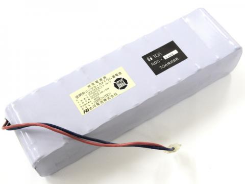 [NDC-2460 20-F6.0形 KR-F]TOA 古河電池 非常放送用 住設警報機器 バッテリーセル交換