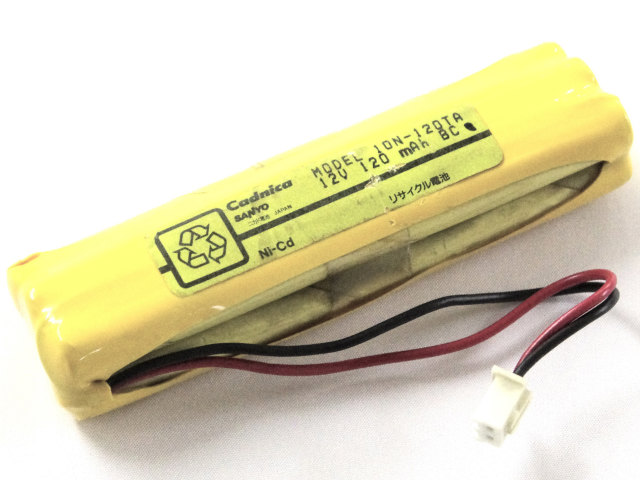 [10N-120TA]SANYO 三洋電機 非常灯電池 産業用照明 誘導非常灯 住設警報機器 バッテリーセル交換