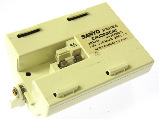 [N-3CBHR5 FSK081]SANYO 三洋電機 非常灯電池 産業用照明 誘導非常灯 住設警報機器 バッテリーセル交換