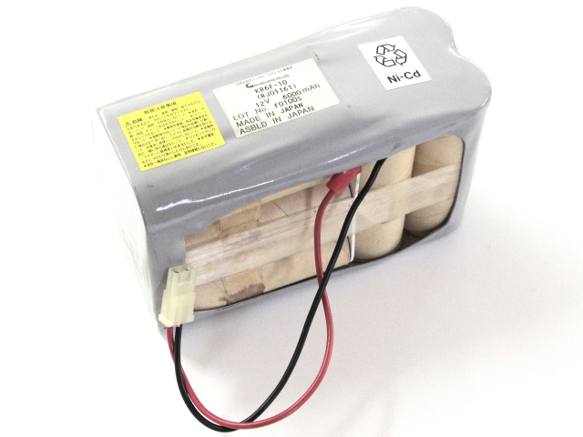 [KR6F-10 RJ01161]GSメルコテック ジーエスメルコテック 非常灯電池 産業用照明 誘導非常灯 住設警報機器 バッテリーセル交換