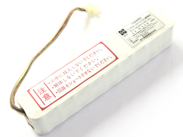 [NCB-165 NR-C-F2-10L]National Panasonic ナショナル パナソニック 設備時計 非常放送設備 バッテリーセル交換