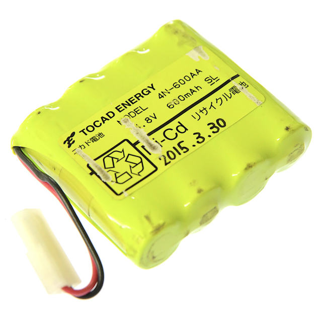 [TOCAD ENERGY 4N-600AA]エニーテレコン PT-27T、PT-25T、ARD-812T 他バッテリーセル交換