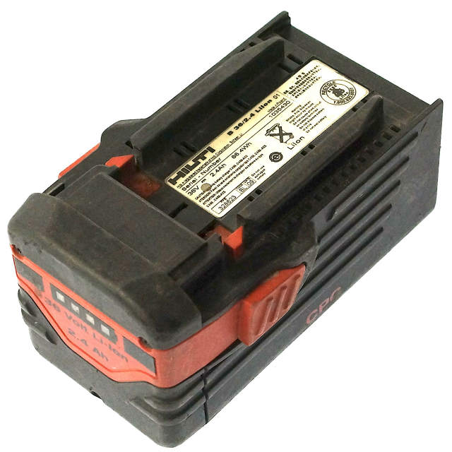 [B 36/2.4 Li-Ion、B36/2.4 Li-Ion]ヒルティー HILTI 電動工具 リチウムイオン バッテリーセル交換