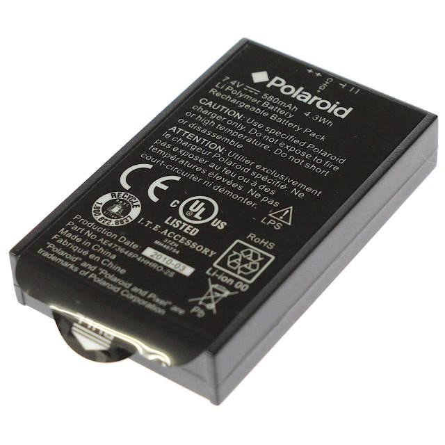 [AE473648P4HHRO-2S、AE473648P4HHRO2]ポラロイド Polaroid デジタルカメラ Polaroid two. CZJ-05300 他 バッテリーセル交換