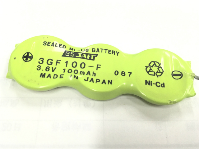 [3GF100-F]GS SAFT リモコン等 バッテリーセル交換(保護回路内臓Li-ionセル化)
