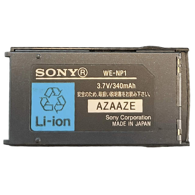 [WE-NP1]SONY ソニー QUALIA 016 小型デジタルスチルカメラ Q016-WE1 他 バッテリーセル交換