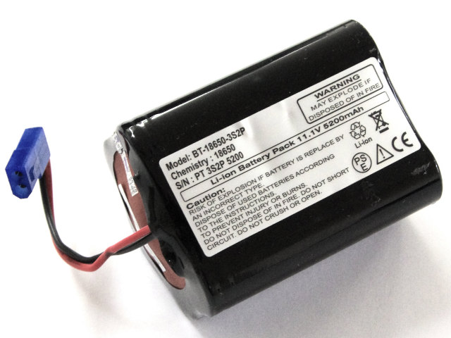 [Modl:BT-18650-3S2P Chemistry:18650 S/N:PT3S2P 5200]FISHEYE DARK BUSTER LED-12 ダイビング 用 ライト バッテリーセル交換