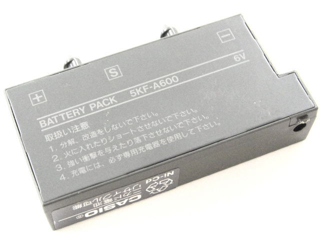 [5KF-A600 DT-8023NICD]CASIO カシオ DT-8000M31 他 バッテリーセル交換