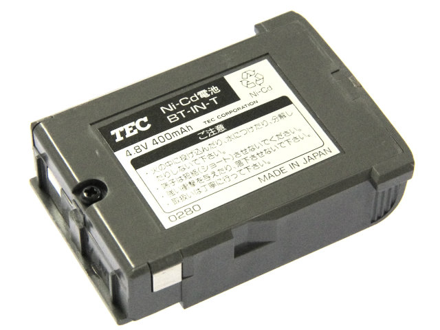 [BT-IN-T]東芝テック TOSHIBA TEC Ni-Cd BT-IN-T 0280 バッテリーセル交換