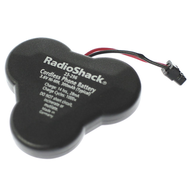 [RadioShack 23-296]Motorola モトローラ MODEL600 家庭用コードレス電話機 他 バッテリーセル交換(保護回路内蔵Li-ion化)