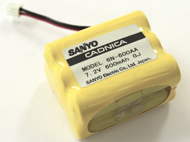 [6N-600AA]Panasonic パナソニック サンヨー SANYO FDK バッテリーセル交換