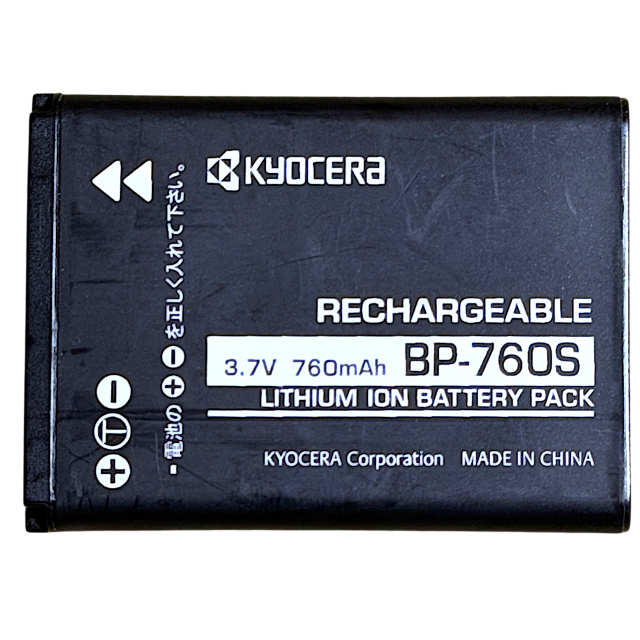 [BP-760S]KYOCERA 京セラ CONTAX i4R バッテリーセル交換