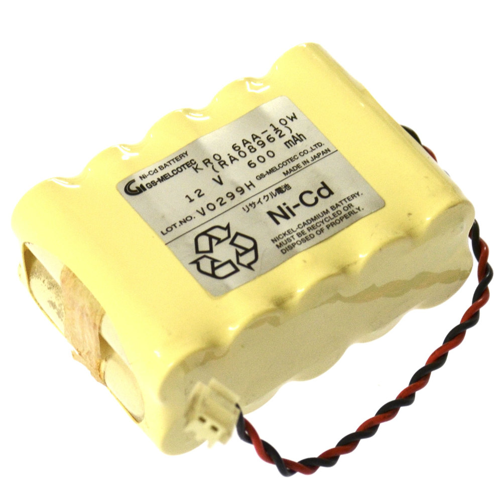 [KR0.6AA-10W RA08962]三洋GSソフトエナジー ジーエスメルコテック 非常用電池 産業用照明 誘導非常灯 住設警報機器 他 バッテリーセル交換