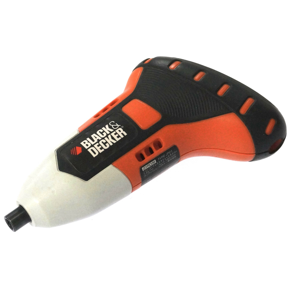 [GYRO36 TYPE JP01]BLACK&DECKER ブラック&デッカー 電動工具 3.6V コードレススクリュードライバー バッテリーセル交換 バッテリーセル交換