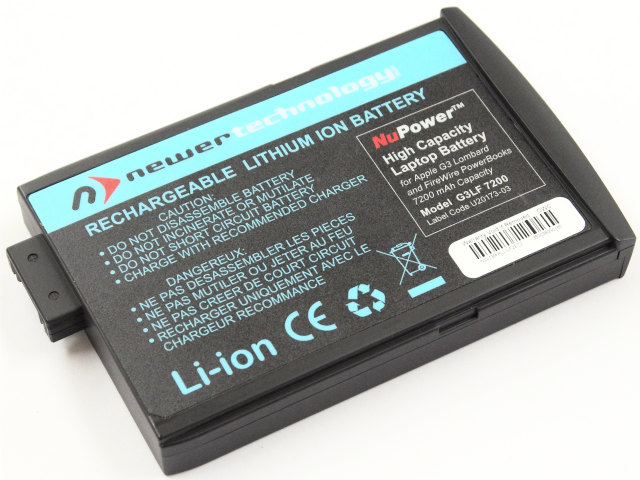 [Model G3LF 7200 Label Code U20173-03]Apple アップル PowerBookG3 Lombard Pismo バッテリーセル交換