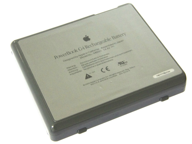[M6091]Apple アップル PowerBook G4 15inch チタニウム バッテリーセル交換