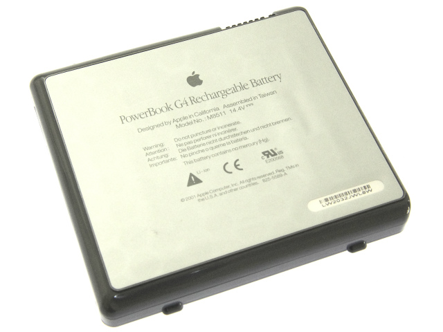 [M8511]Apple アップル PowerBook G4 15inch チタニウム バッテリーセル交換