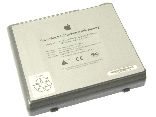 [A1012]Apple アップル PowerBook G4 15inch チタニウム バッテリーセル交換